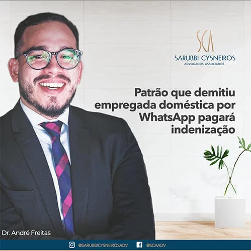 Patrão que demitiu empregada doméstica por WhatsApp pagará indenização